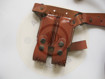 Picture of LEFT HAND TAN LEATHER HORIZONTAL SHOULDER HOLSTER FOR 1911 P2L