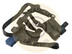 Picture of BLACK LEATHER HORIZONTAL SHOULDER HOLSTER FOR GLOCK