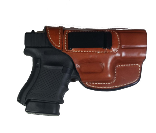 Picture of ARMADILLO HOLSTERS TAN BELT HOLSTER WITH CLIP FOR GLOCK 30