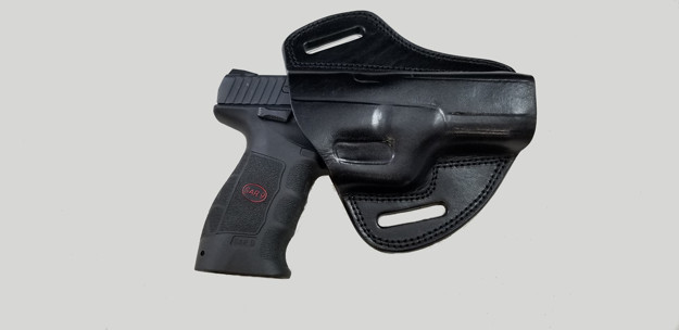 Picture of BLACK LEATHER BUTTERFLY HOLSTER FOR SAR9