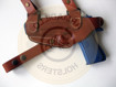 Picture of LEFT HAND TAN LEATHER HORIZONTAL SHOULDER HOLSTER FOR SMITH&WESSON MP