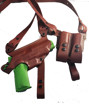 Picture of TAN LEATHER HORIZONTAL SHOULDER HOLSTER FOR 1911  (P2n-1911)