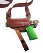 Picture of TAN LEATHER HORIZONTAL SHOULDER HOLSTER FOR 1911  (P2n-1911)