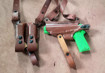 Picture of TAN LEATHER HORIZONTAL SHOULDER HOLSTER FOR 1911  (P2n-1911)