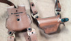 Picture of TAN LEATHER HORIZONTAL SHOULDER HOLSTER FOR WALTHER PPK