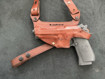 Picture of LEFT HAND TAN LEATHER HORIZONTAL SHOULDER HOLSTER FOR BERETTA F92