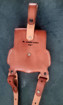 Picture of TAN LEATHER HORIZONTAL SHOULDER HOLSTER FOR GLOCK 42/43