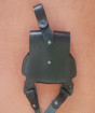 Picture of BLACK LEATHER HORIZONTAL SHOULDER HOLSTER FOR GLOCK 19 MOS