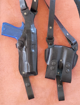 Picture of BLACK LEATHER VERTICAL SHOULDER HOLSTER FOR 1911