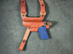 Picture of TAN LEATHER HORIZONTAL SHOULDER HOLSTER FOR 1911 W/RAIL