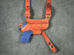 Picture of TAN LEATHER HORIZONTAL SHOULDER HOLSTER FOR 1911 W/RAIL